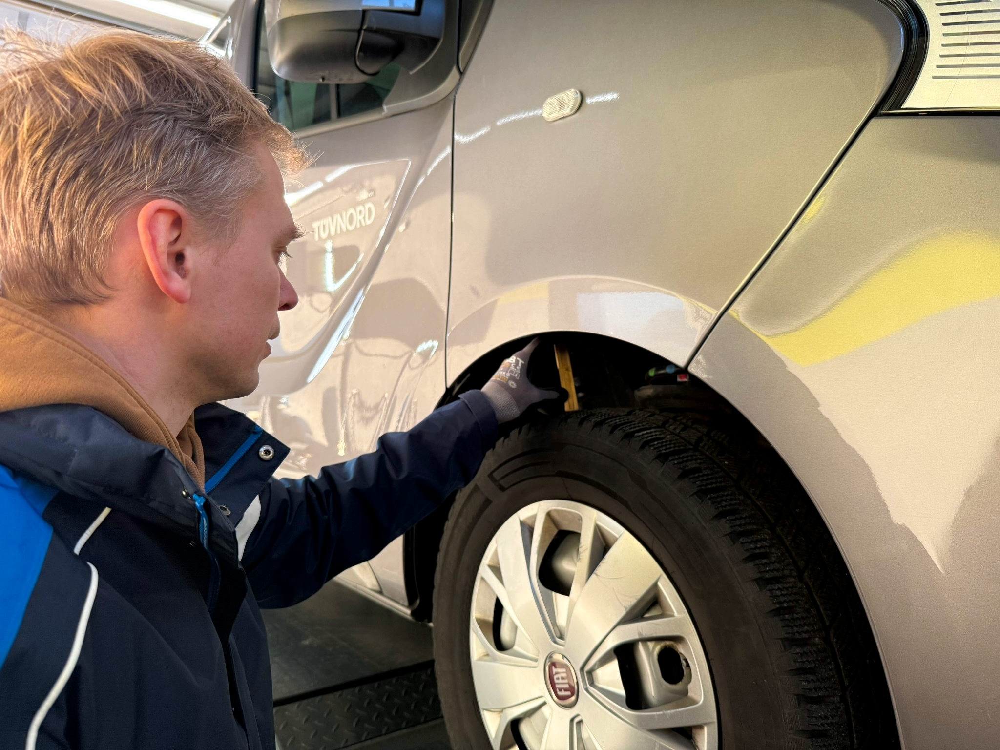 Messung der Profiltiefe